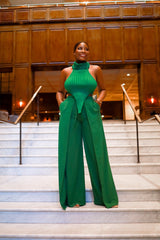 Val Turtle neck Top- Green