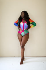 Vera Tie Dye Swimsuit- Multi