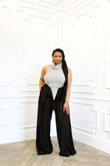 Val Turtle neck Top- Grey