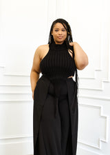 Val Turtle neck Top- Black