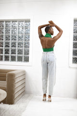 Val Turtle neck Top- Green