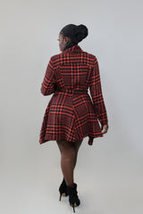 Melody SKIRT- Burnt Orange/ Black