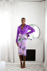 Lily Midi Skirt with Frills