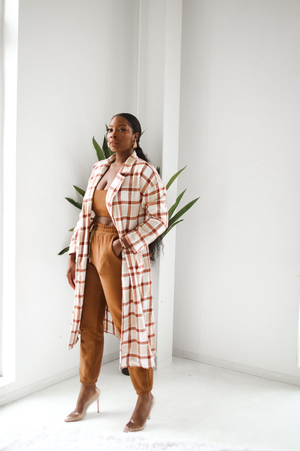 Daring Plaid Tunic