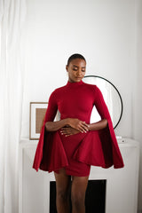 That Girl Mini Dress - Burgundy