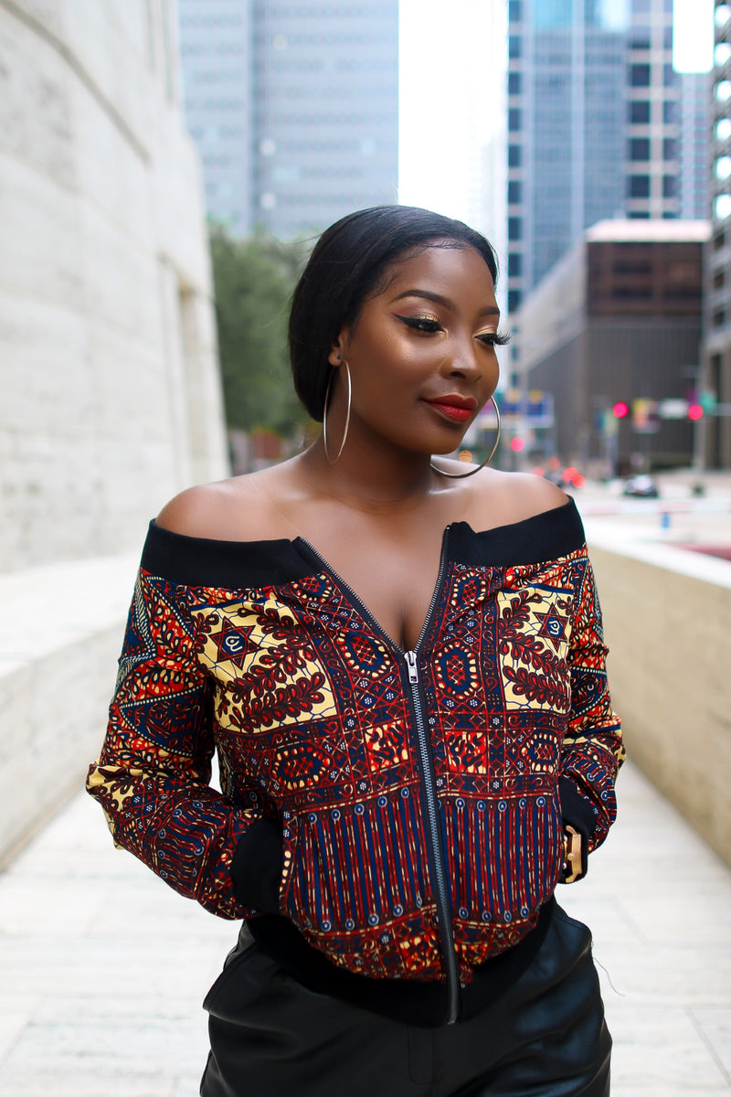 Bomber jacket ankara top